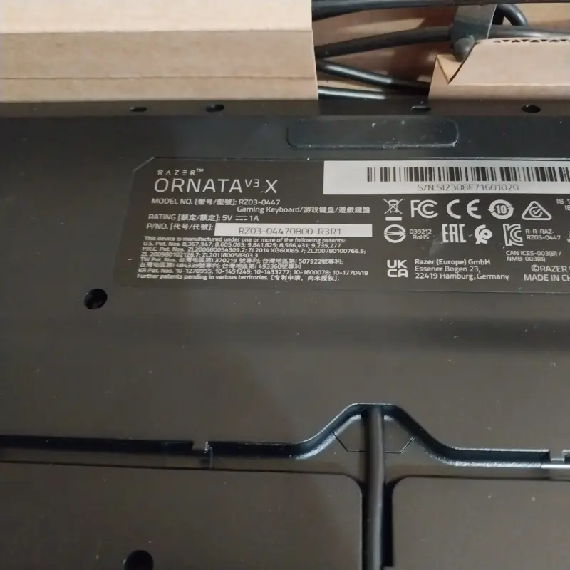 Клавиатура Razer Ornata V3 X