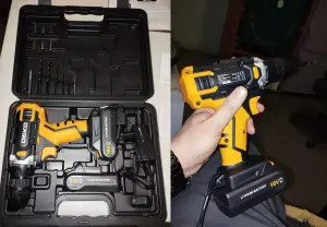 Дрель-шуруповерт DEKO DKCD16FU (кейс, 2 АКБ)