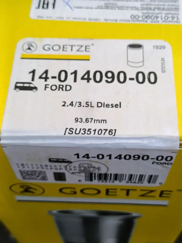 Гильза цилиндра ДВС Ford Transit 2.4/3.5L Diesel