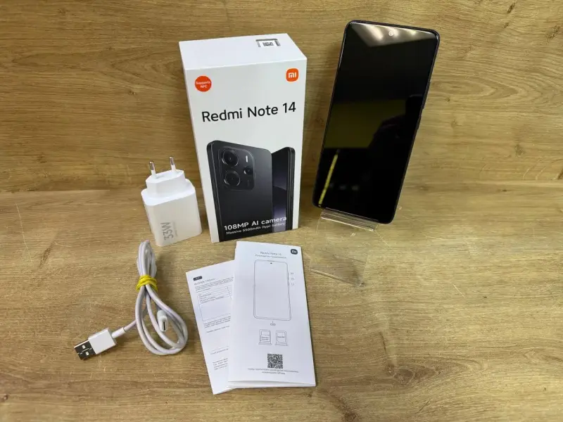 Телефон Xiaomi Redmi Note 14 8GB/256GB (а.37-047298)