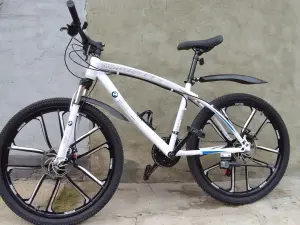 Велосипед BMW на литых дисках