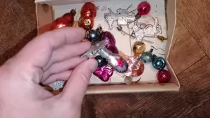 Новогодние игрушки шарики раритетные антиквариат