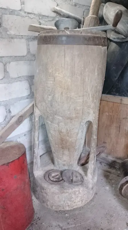Ступка деревянная старинная,довоенная