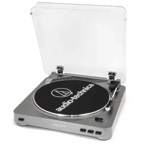 Проигрыватель винила Audio Technica AT LP60XUSB gun metal