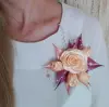 Брошь Роза с бутонами