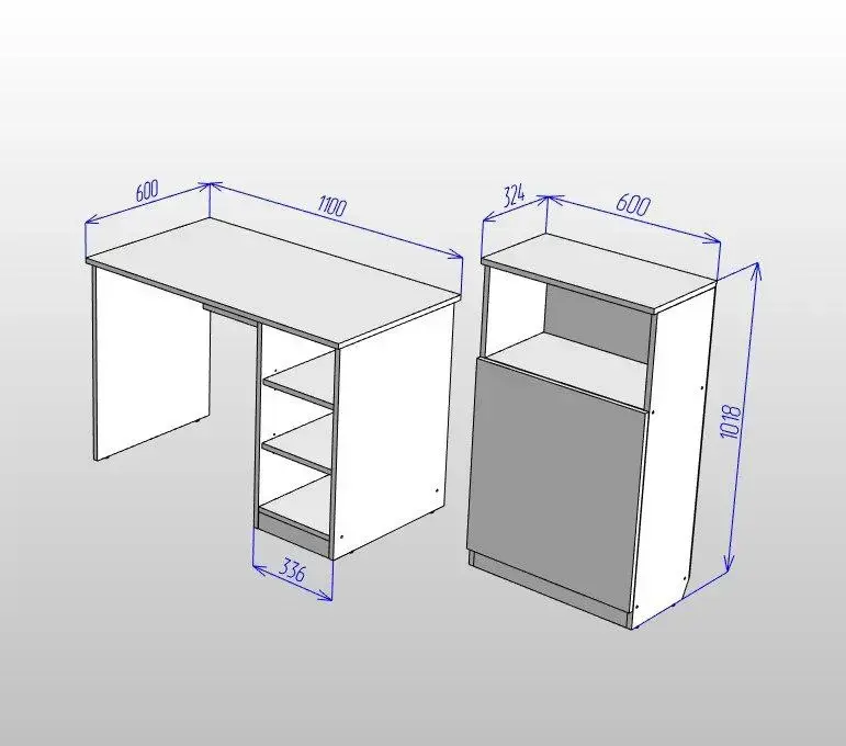 Столы и стулья офисные