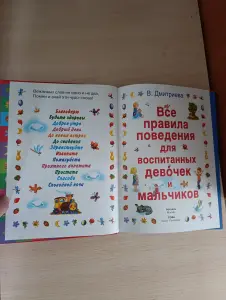 Книга. Правила поведения мальчиков и девочек.