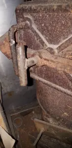 печка буржуйка чугунная