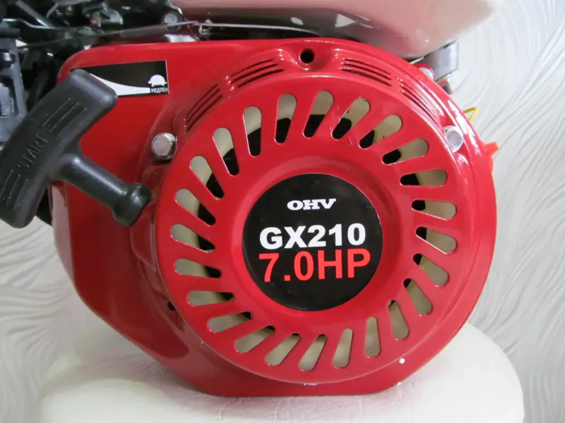 Двигатель бензиновый для мотоблока, мотокультиватора 7 л.с. мод. OHV GX210 (аналог Honda)