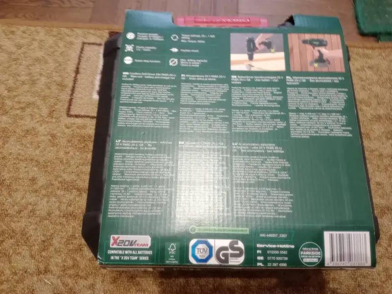 Шуруповёрт дрель Parkside Germany original новый