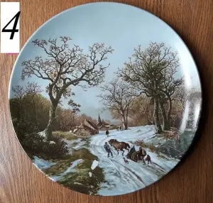 Тарелки фарфоровые декоративные интерьерные МФЗ (СССР). Часть 2 из 2-х