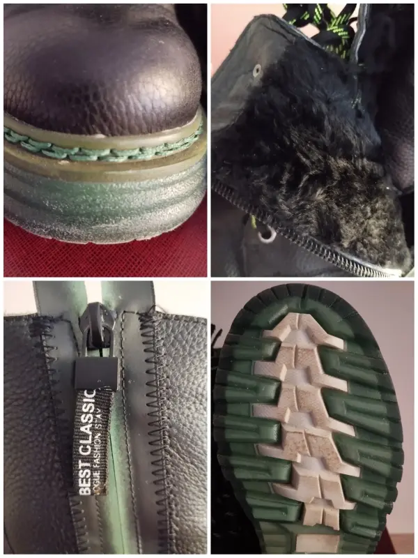 Ботинки зимние. НОВЫЕ. Нат.кожа.