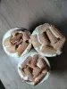 Мороженное: сырное крем-брюле с арахисом (3шт)
