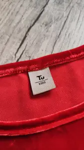 TU Шикарное Платье Бархат Красное