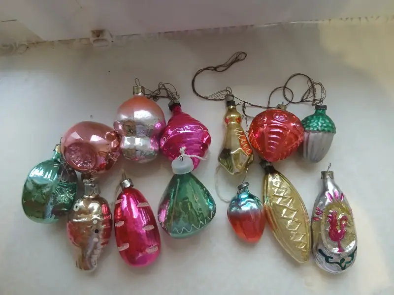 Елочные игрушки,времен СССР