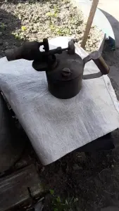 Паяльная лампа СССР, бензиновая.