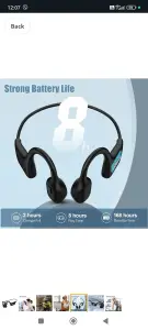 Наушники LOBKIN с костной проводимостью, Bluetooth 5.3, наушники с костной проводимостью и микрофоном,