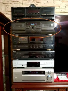 Дека, магнитофон-приставка Technics RS-TR373