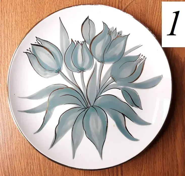 Тарелки фарфоровые декоративные интерьерные МФЗ (СССР). Часть 2 из 2-х