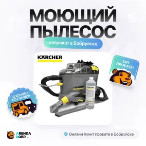 Аренда моющего пылесоса Karcher в Бобруйске