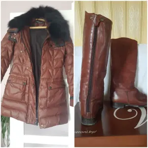 Пуховик фирмы ,,SAVAGE,,+сапоги осенние итал. Roberto Venuti,