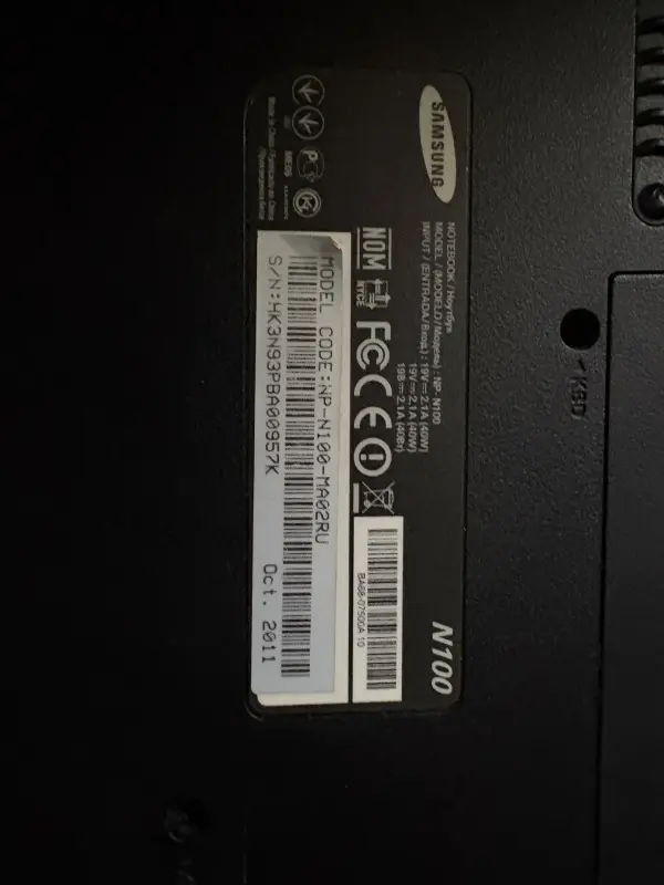 Нетбук Samsung N100 (NP-N100-MA02RU)