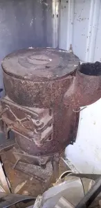 печка буржуйка чугунная
