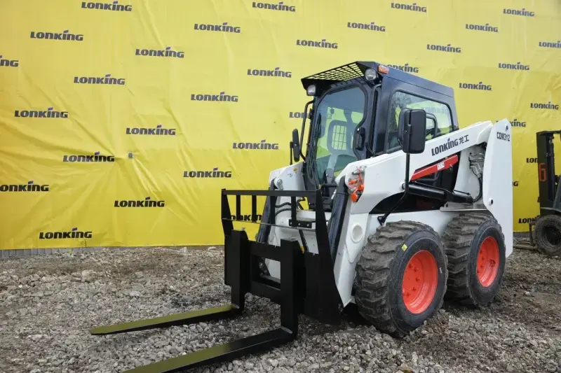 Аренда мини-погрузчика Lonking CDM 312 с ковшом / вилами 1,2т
