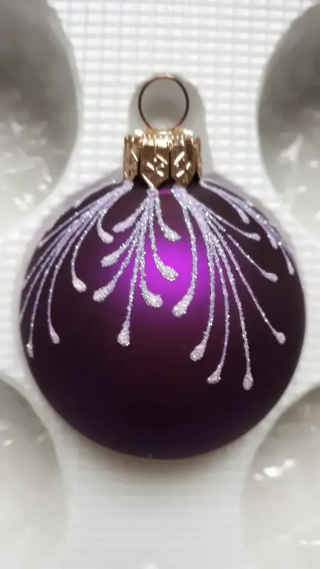 Игрушки шары елочные стеклянные