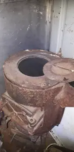 печка буржуйка чугунная