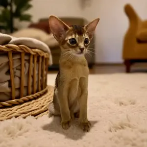 Абиссинский котёнок, девочка