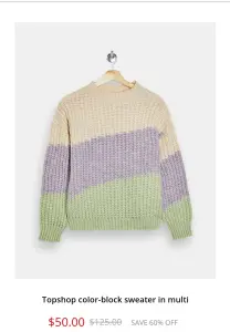 TOPSHOP Oversized Свитер