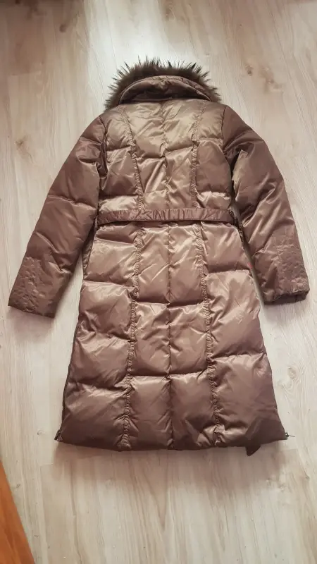 Пуховик с натуральным мехом