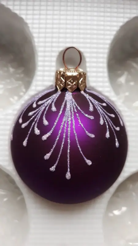Игрушки шары елочные стеклянные
