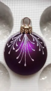 Игрушки шары елочные стеклянные