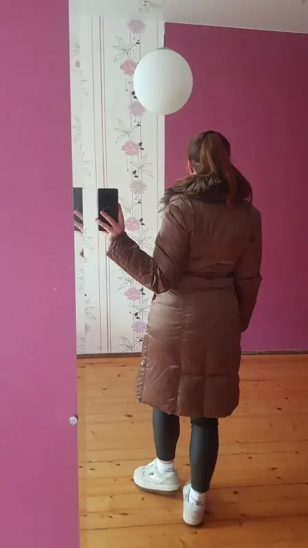 Пуховик с натуральным мехом