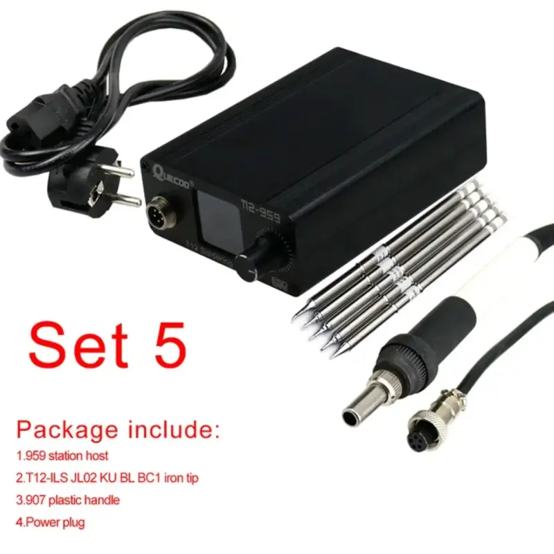 Паяльная станция Quecoo T12-959 V5.1 220V 75W