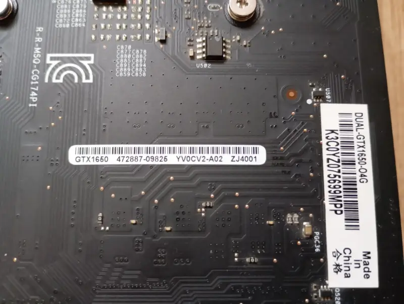 ASUS Dual GeForce GTX 1650
