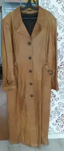 Пальто новое из натуральной кожи, Турция  р58-60