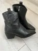 Сапоги казаки черные