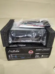 USB-магнитола Aura AMH-78DSP Bluetooth, процесорная