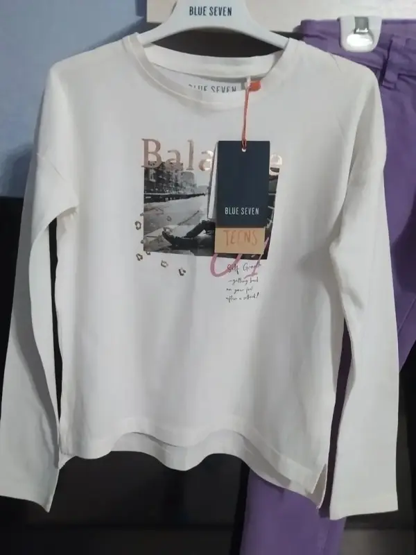 Лонгслив Blue Seven на 10лет/140см (новый) + Неоновые джинсы-скини на 9-10лет