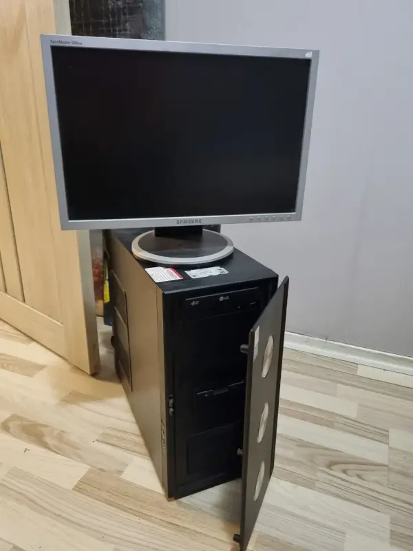 Компьютер 8/16 ядер, 16gb RAM, RX470, монитор 19'