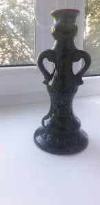 подсвечник обливная керамика СССР
