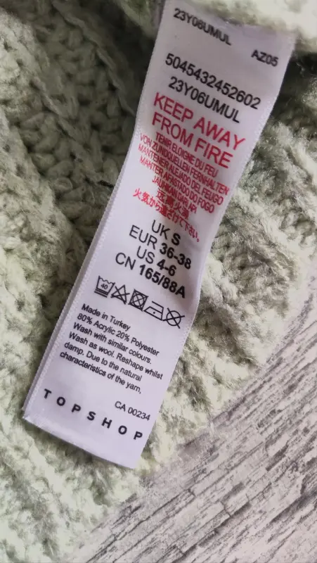 TOPSHOP Oversized Свитер