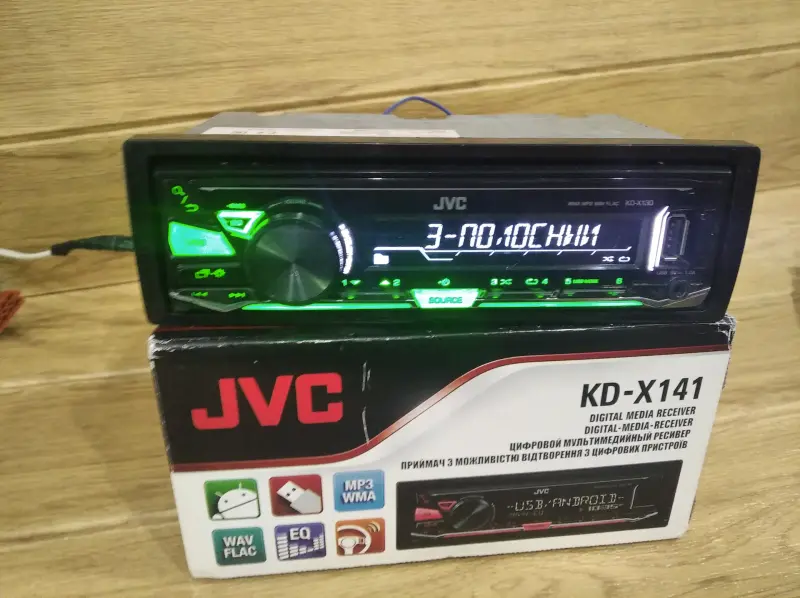 USB Магнитола JVC