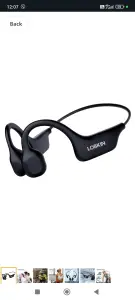 Наушники LOBKIN с костной проводимостью, Bluetooth 5.3, наушники с костной проводимостью и микрофоном,