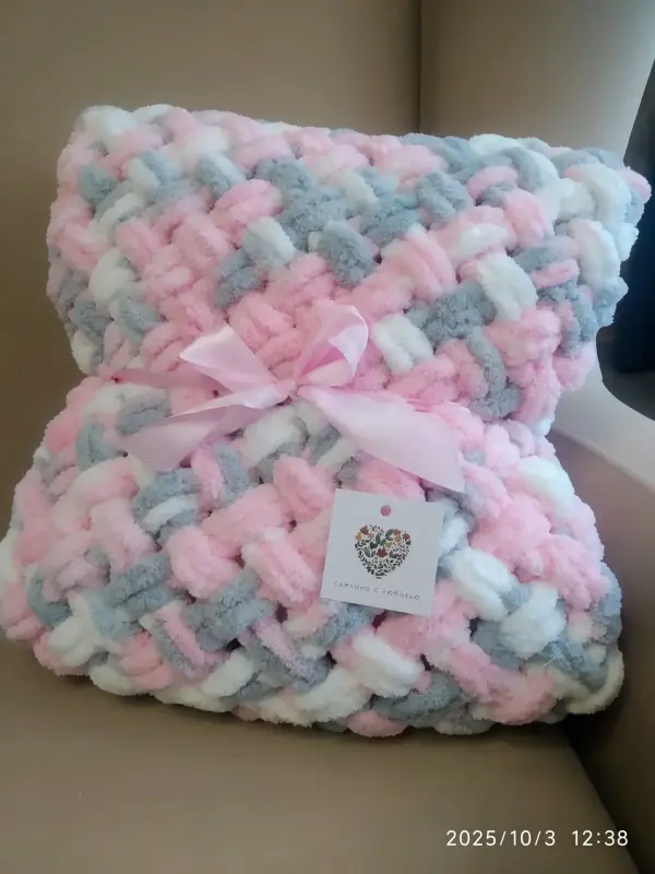 Детский плед для новорожденных.