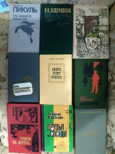 Большой выбор книг из домашней библиотеки, все б/у