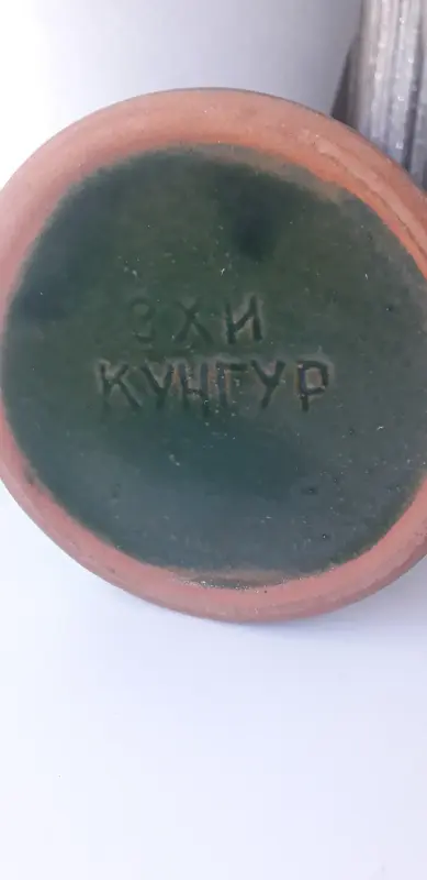 подсвечник обливная керамика СССР